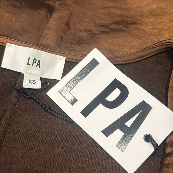 NWT LPA Revolve Candy Top in Chocolate Brown XS - Picture 10 of 12